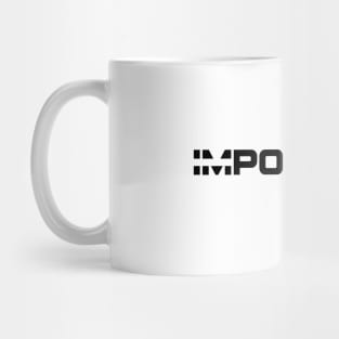 impossible strikethrough Mug